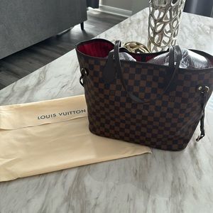 Neverfull style brown checkered handbag!